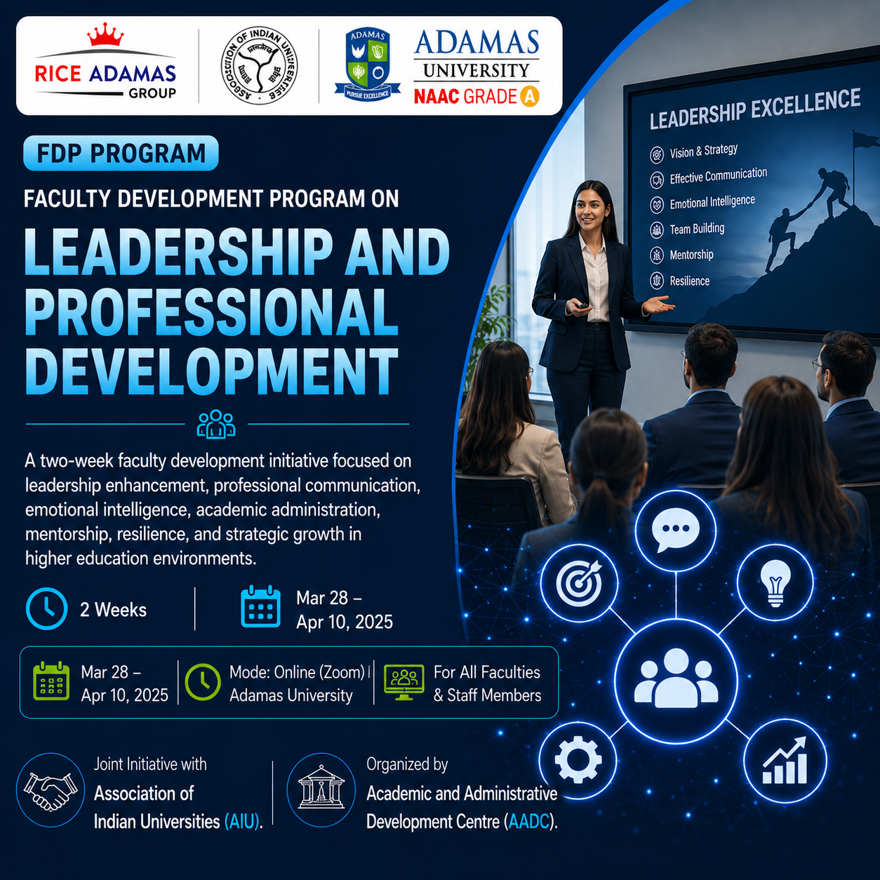 Faculty Development Program on Leadership and Professional Development